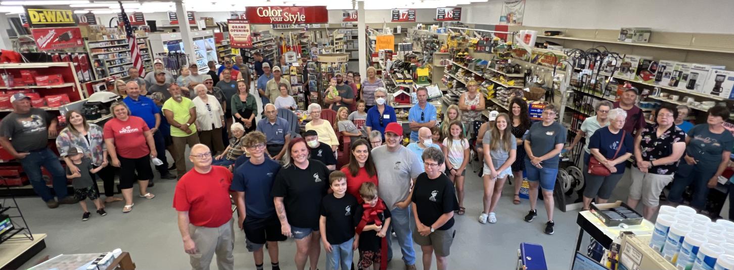 Gentry Hardware and Rental ribbon cutting